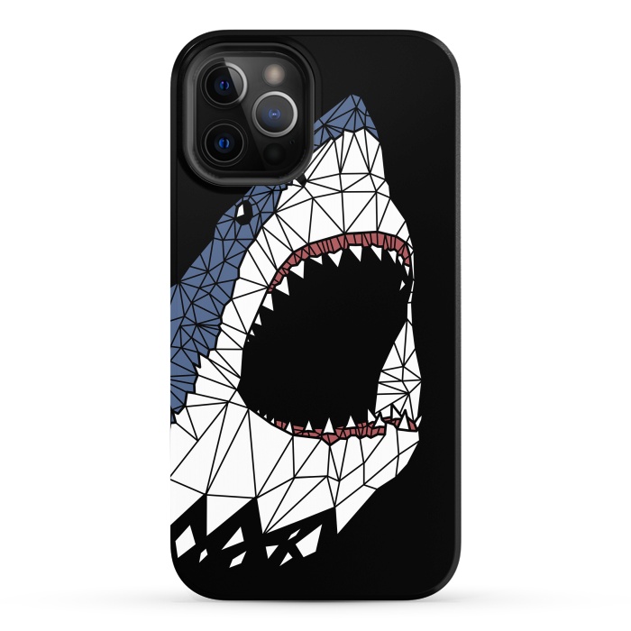 iPhone 12 Pro Max StrongFit Geometric Shark by Alberto