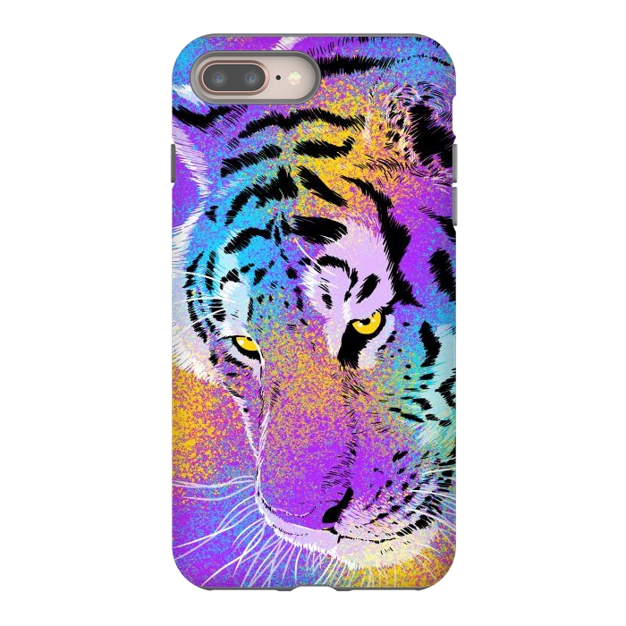 iPhone 7 plus StrongFit Colorful Tiger by Alberto