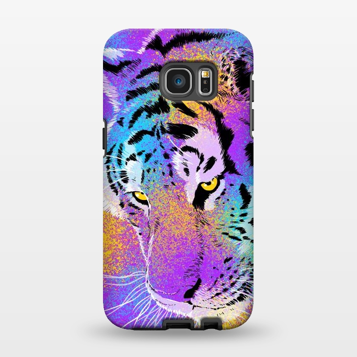 Galaxy S7 EDGE StrongFit Colorful Tiger by Alberto