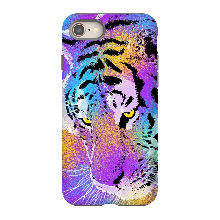 iPhone 8 StrongFit Colorful Tiger by Alberto