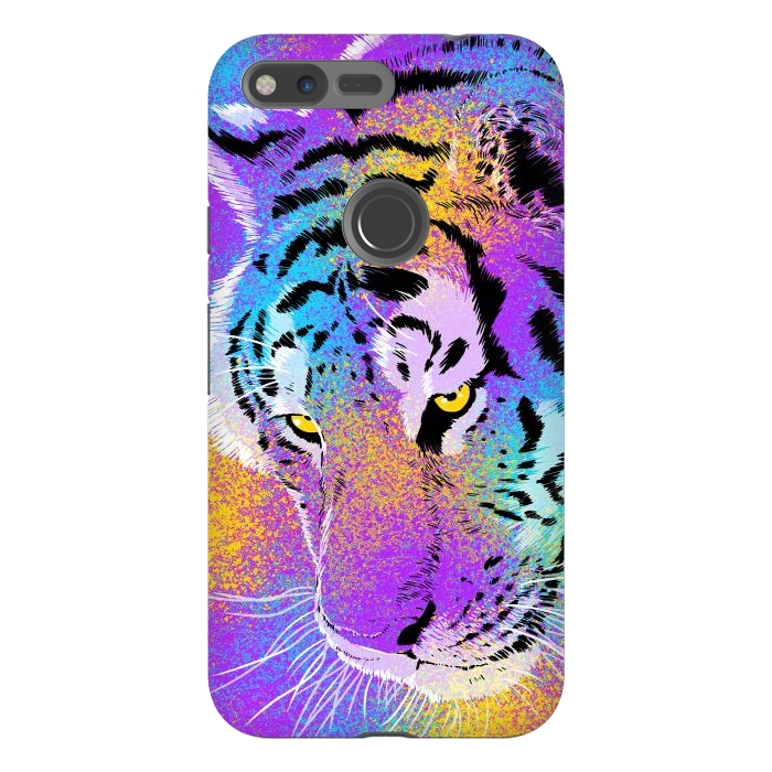 Pixel XL StrongFit Colorful Tiger by Alberto