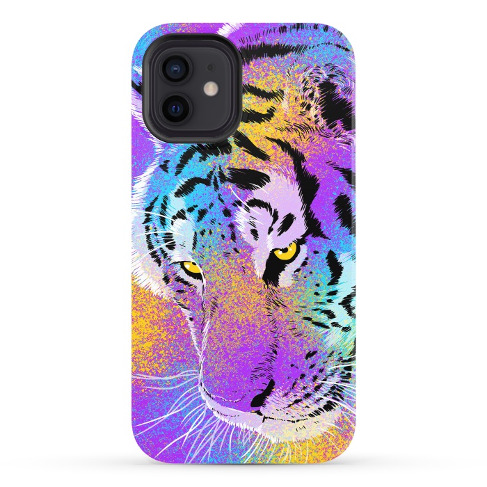 iPhone 12 StrongFit Colorful Tiger by Alberto