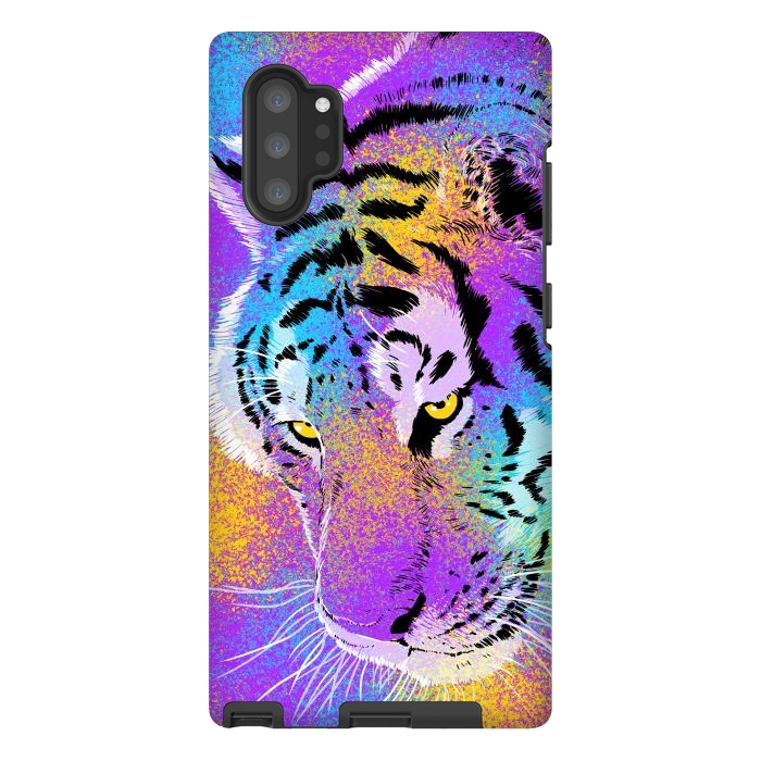 Galaxy Note 10 plus StrongFit Colorful Tiger by Alberto