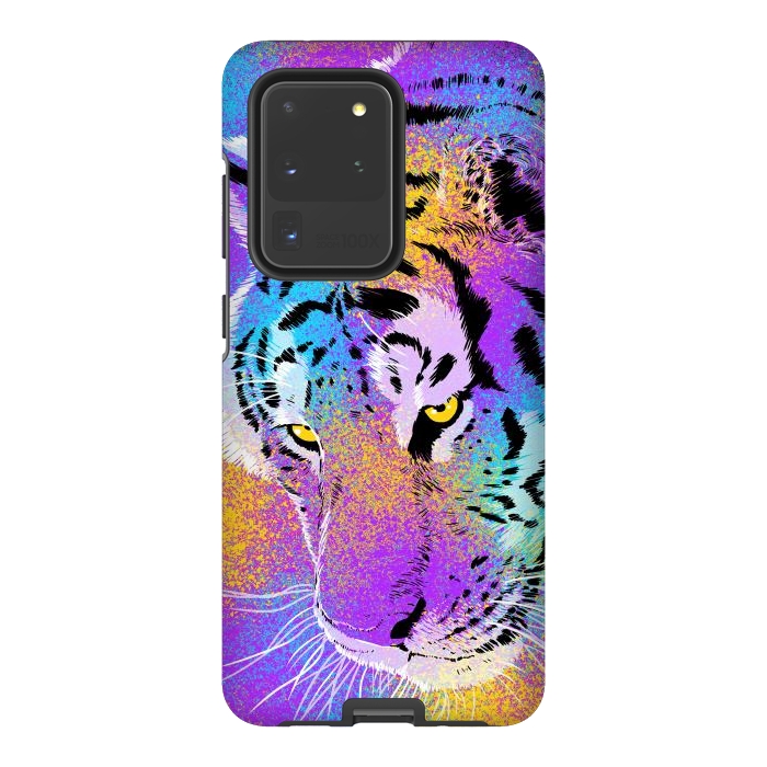 Galaxy S20 Ultra StrongFit Colorful Tiger by Alberto