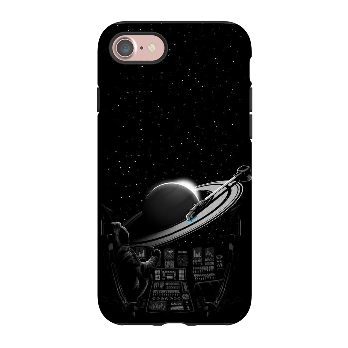 iPhone 7 StrongFit Saturn Astronaut Music by Alberto