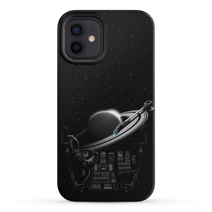 iPhone 12 mini StrongFit Saturn Astronaut Music by Alberto