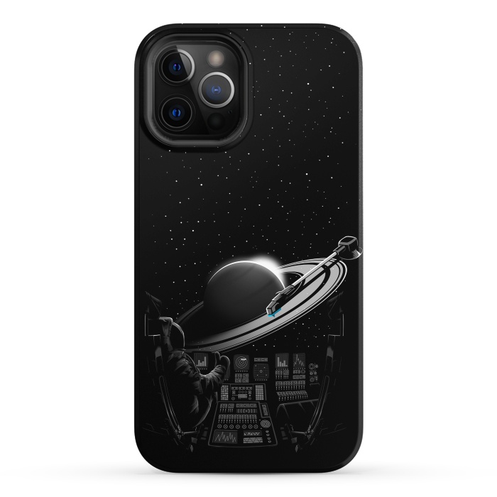 iPhone 12 Pro StrongFit Saturn Astronaut Music by Alberto