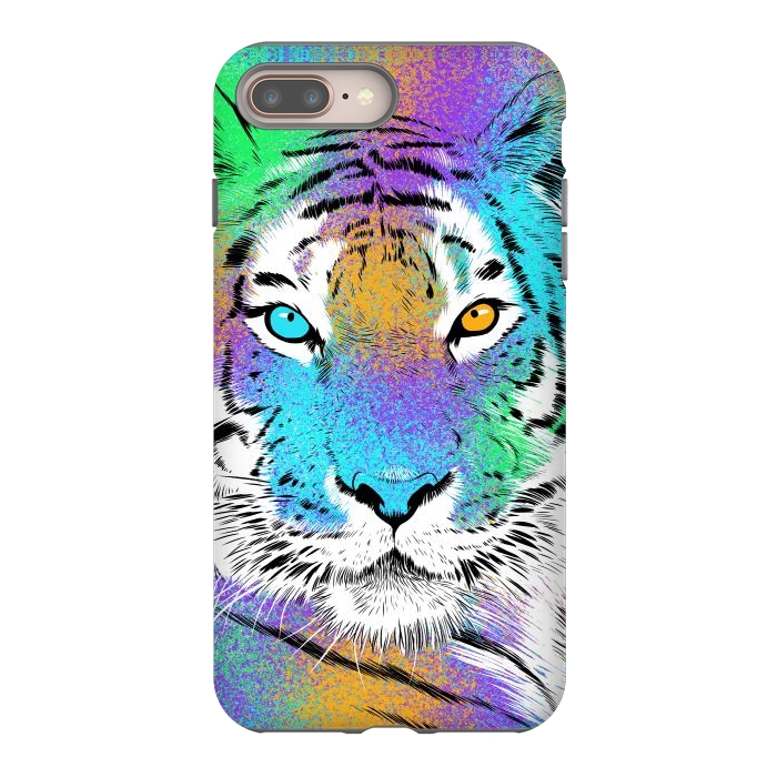 iPhone 7 plus StrongFit Tiger Colorful by Alberto