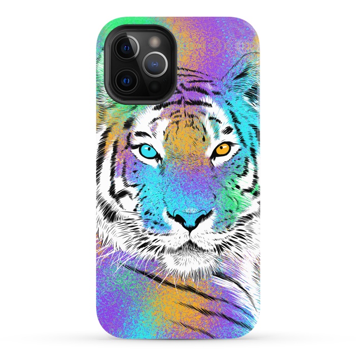 iPhone 12 Pro Max StrongFit Tiger Colorful by Alberto