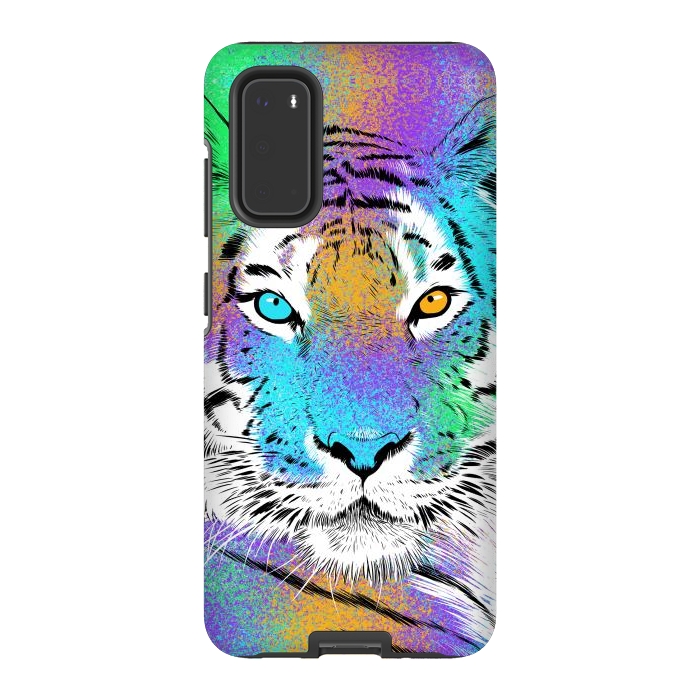 Galaxy S20 StrongFit Tiger Colorful by Alberto