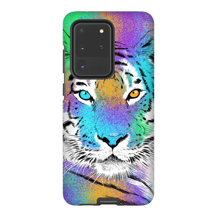 Galaxy S20 Ultra StrongFit Tiger Colorful by Alberto