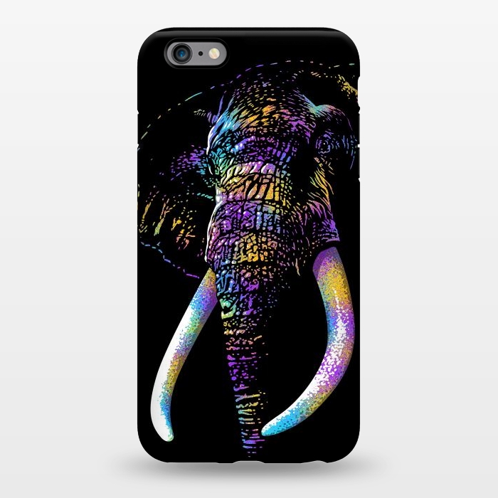 iPhone 6/6s plus StrongFit Colorful Elephant by Alberto