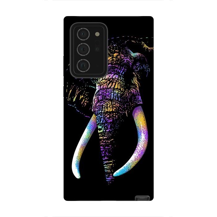 Galaxy Note 20 Ultra StrongFit Colorful Elephant by Alberto