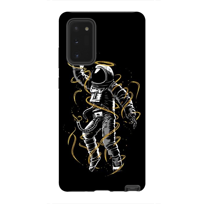 Galaxy Note 20 StrongFit Astronaut lines gold by Alberto