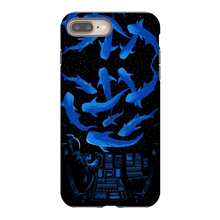iPhone 7 plus StrongFit Astronaut Killer Whale by Alberto
