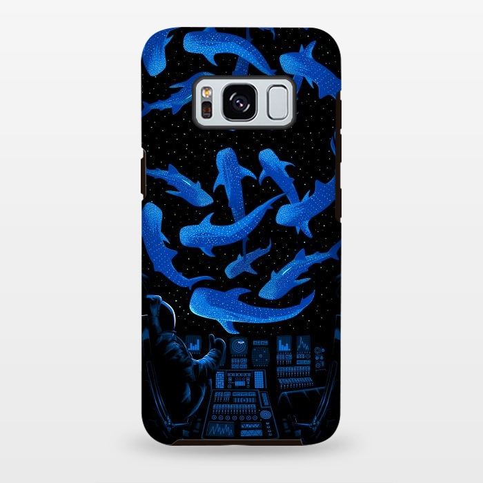 Galaxy S8 plus StrongFit Astronaut Killer Whale by Alberto