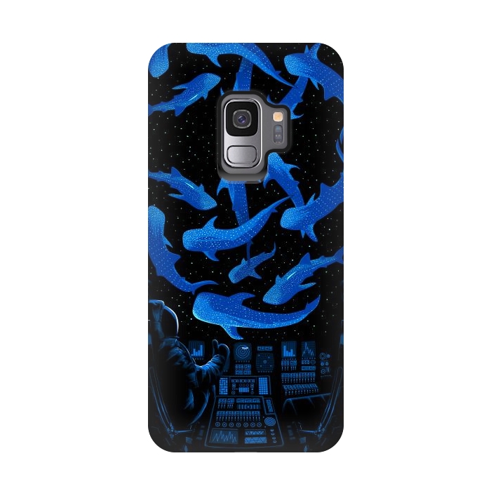 Galaxy S9 StrongFit Astronaut Killer Whale by Alberto