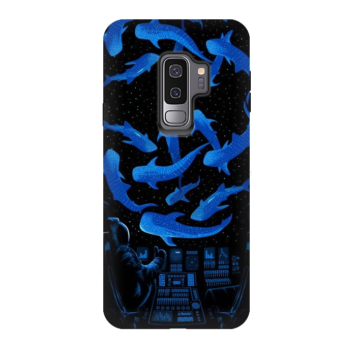 Galaxy S9 plus StrongFit Astronaut Killer Whale by Alberto