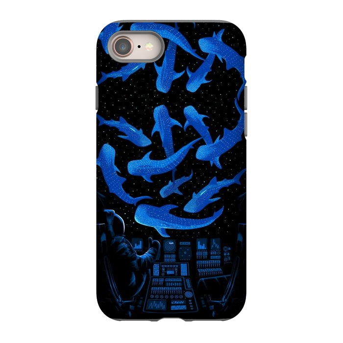 iPhone 8 StrongFit Astronaut Killer Whale by Alberto