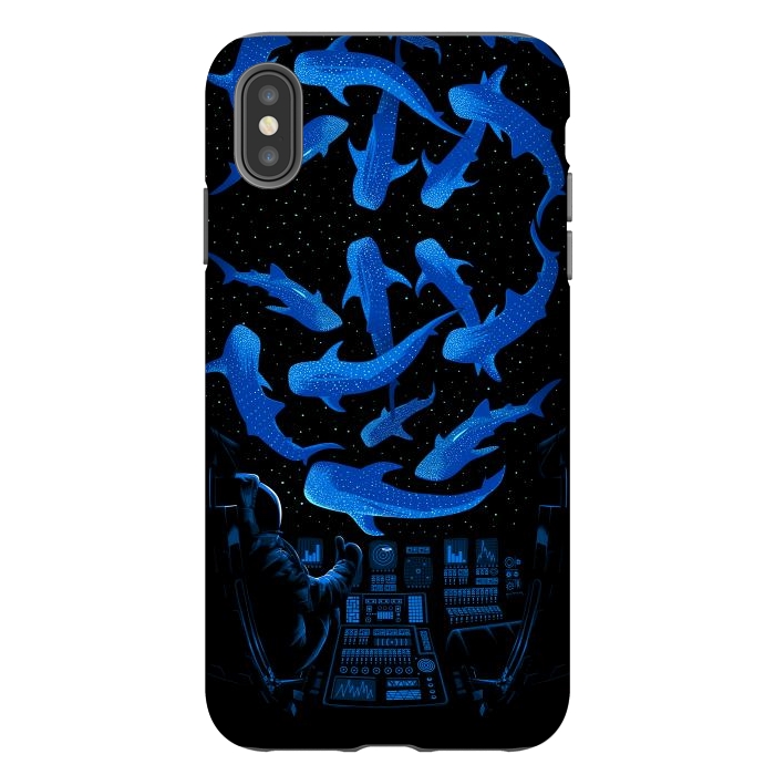 iPhone Xs Max StrongFit Astronaut Killer Whale by Alberto