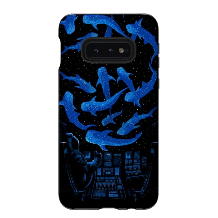 Galaxy S10e StrongFit Astronaut Killer Whale by Alberto