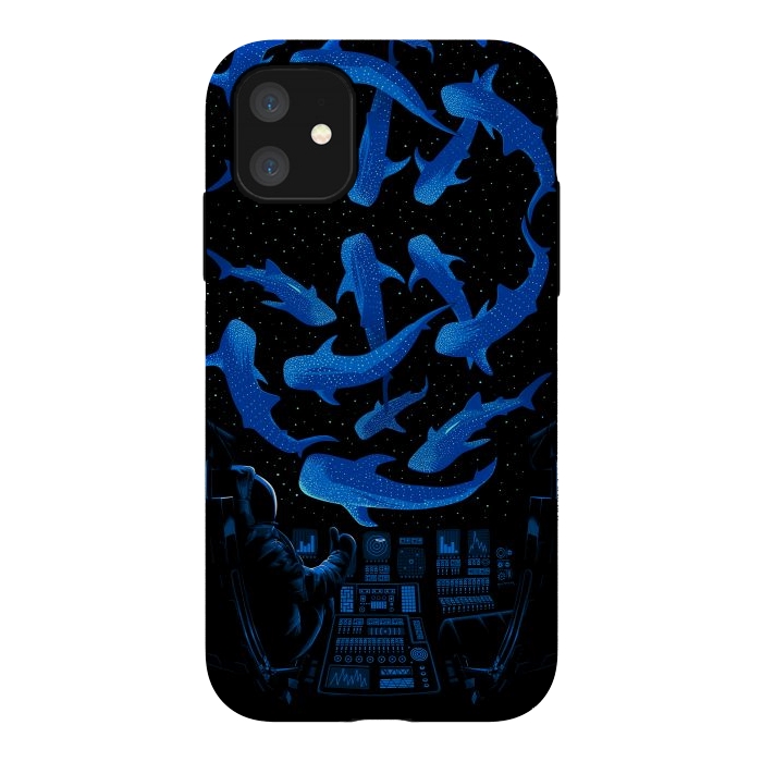 iPhone 11 StrongFit Astronaut Killer Whale by Alberto