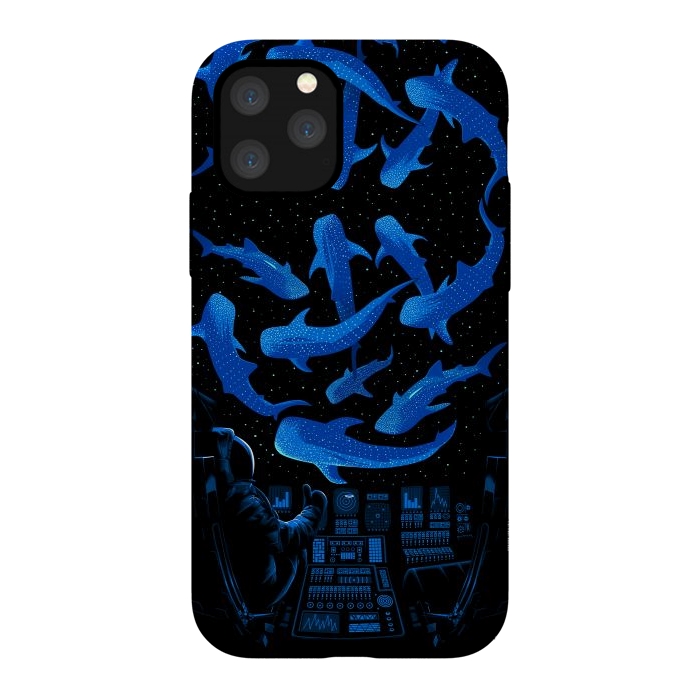 iPhone 11 Pro StrongFit Astronaut Killer Whale by Alberto