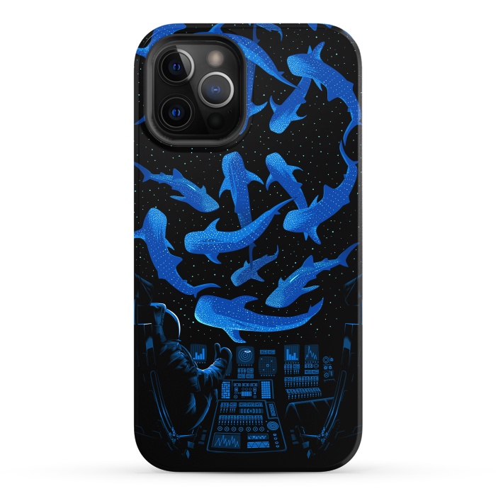 iPhone 12 Pro StrongFit Astronaut Killer Whale by Alberto