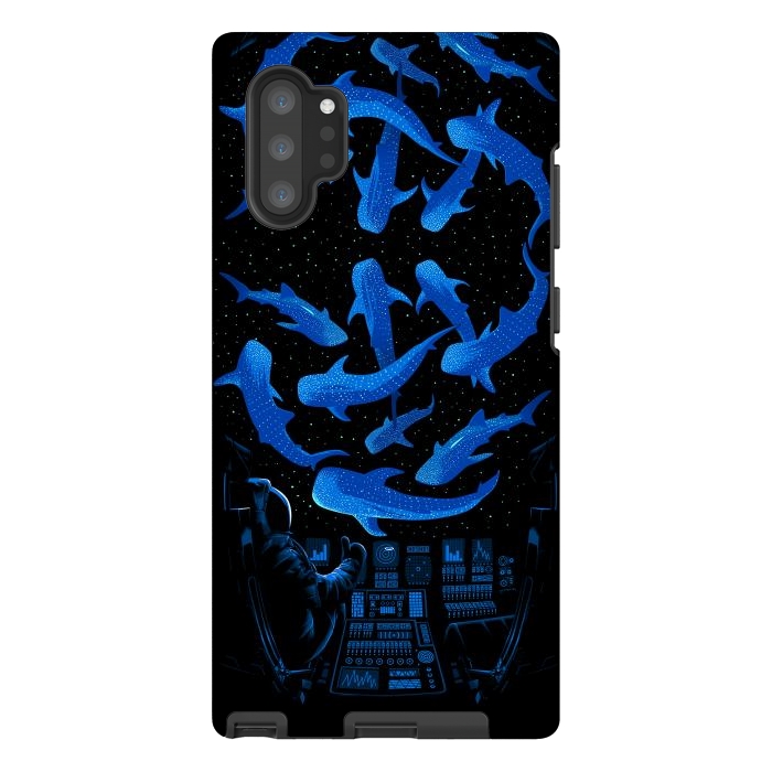 Galaxy Note 10 plus StrongFit Astronaut Killer Whale by Alberto
