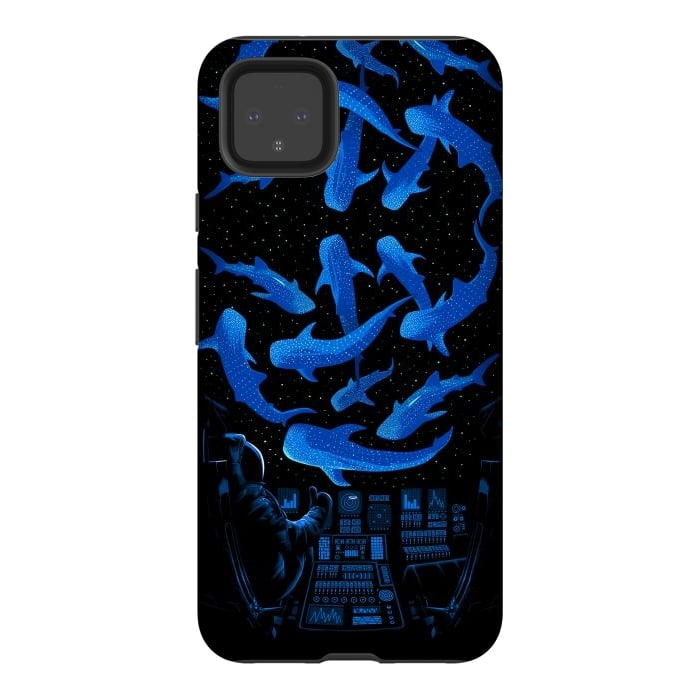 Pixel 4XL StrongFit Astronaut Killer Whale by Alberto