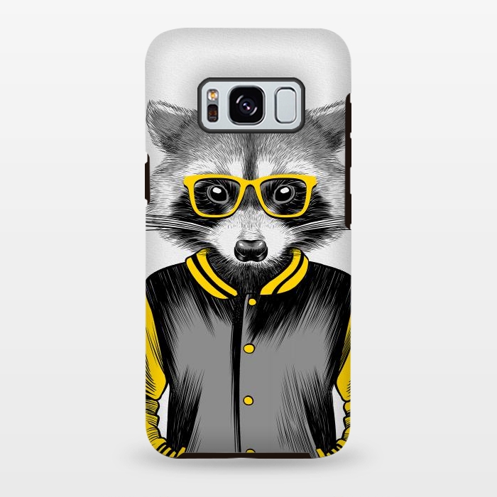 Galaxy S8 plus StrongFit Raccoon School by Alberto
