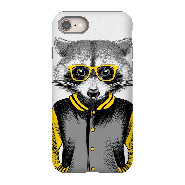 iPhone 8 StrongFit Raccoon School by Alberto