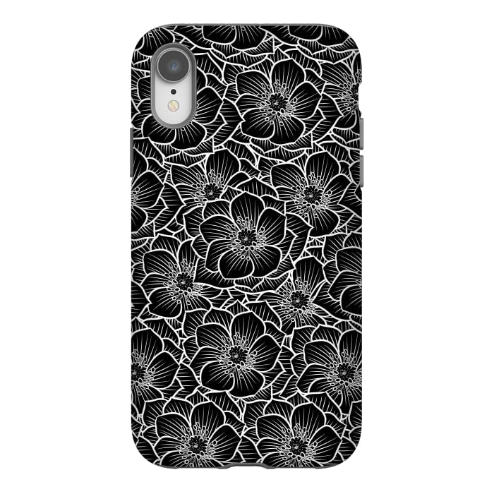 iPhone Xr StrongFit Black Cherry Tree by Alberto