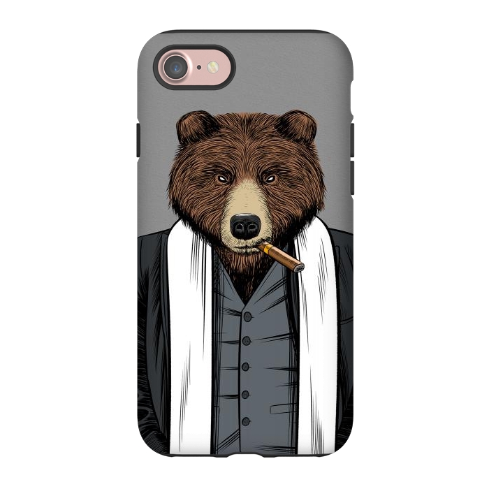 iPhone 7 StrongFit Mafia Grizzly Bear by Alberto