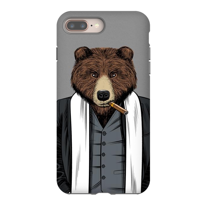iPhone 7 plus StrongFit Mafia Grizzly Bear by Alberto
