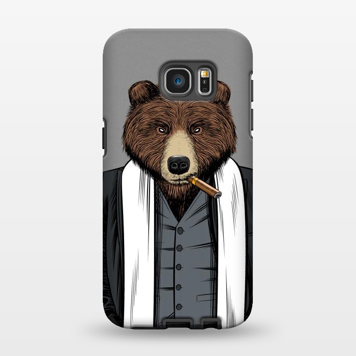 Galaxy S7 EDGE StrongFit Mafia Grizzly Bear by Alberto