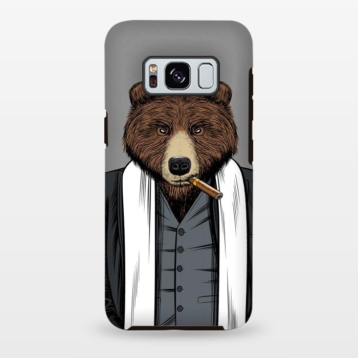 Galaxy S8 plus StrongFit Mafia Grizzly Bear by Alberto