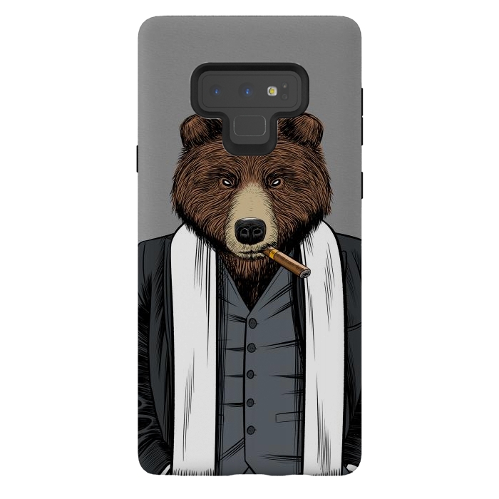 Galaxy Note 9 StrongFit Mafia Grizzly Bear by Alberto