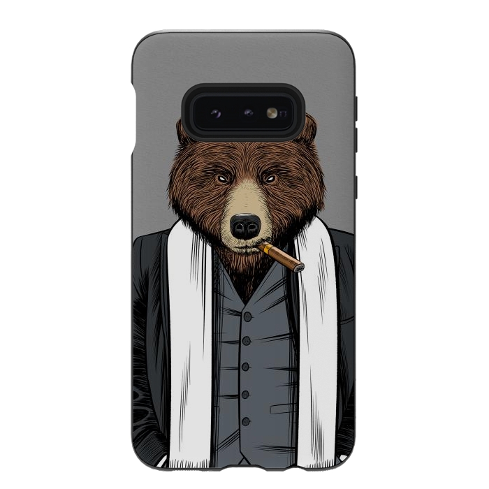Galaxy S10e StrongFit Mafia Grizzly Bear by Alberto