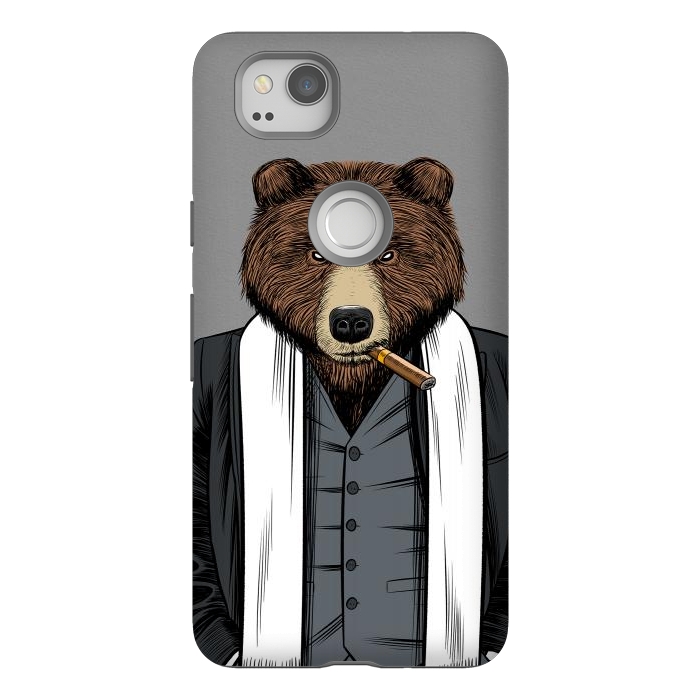 Pixel 2 StrongFit Mafia Grizzly Bear by Alberto