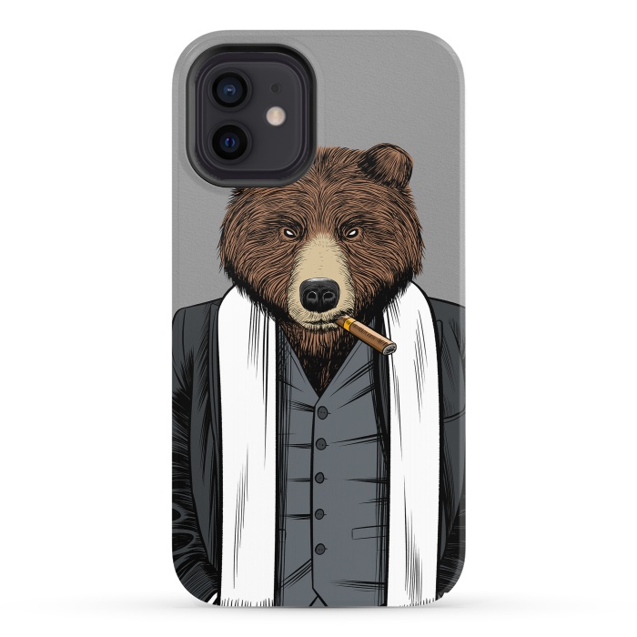 iPhone 12 StrongFit Mafia Grizzly Bear by Alberto