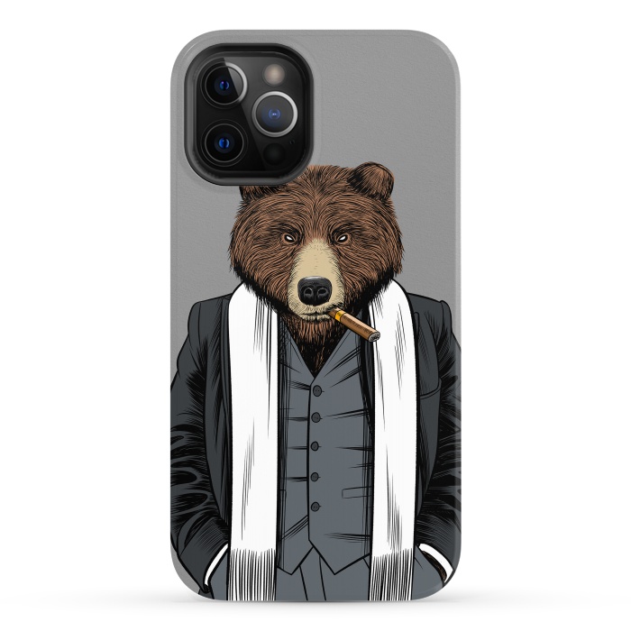 iPhone 12 Pro Max StrongFit Mafia Grizzly Bear by Alberto