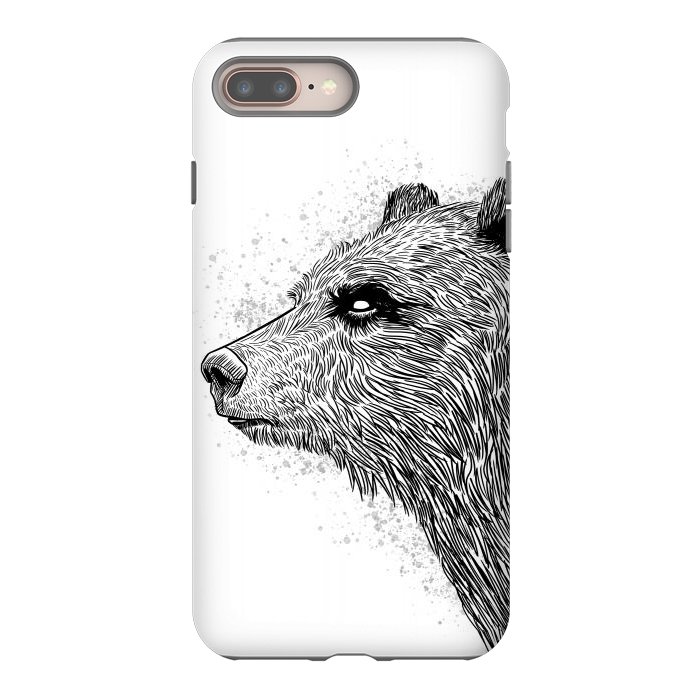 iPhone 7 plus StrongFit Sketch Bear by Alberto