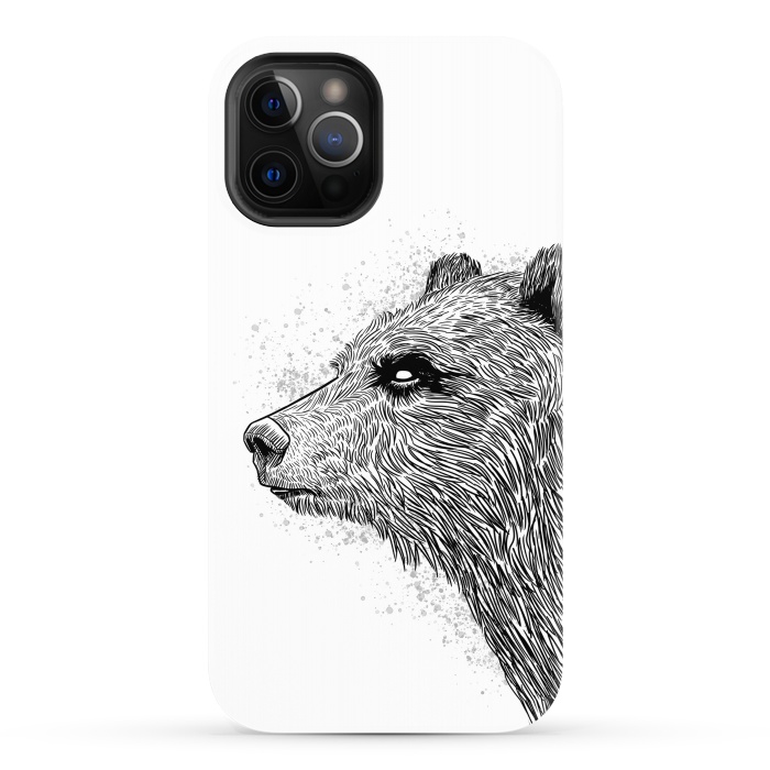 iPhone 12 Pro Max StrongFit Sketch Bear by Alberto