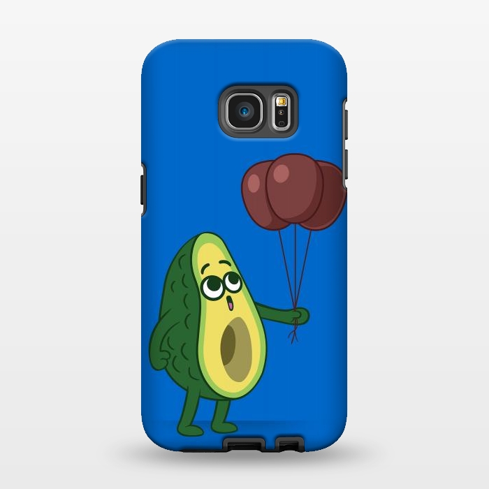 Galaxy S7 EDGE StrongFit Three avocado balloons by Alberto