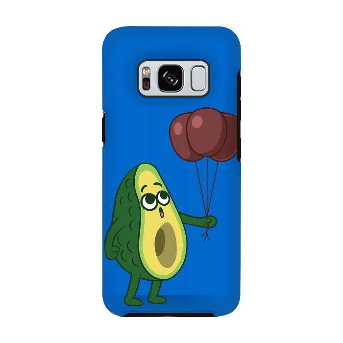 Galaxy S8 StrongFit Three avocado balloons by Alberto