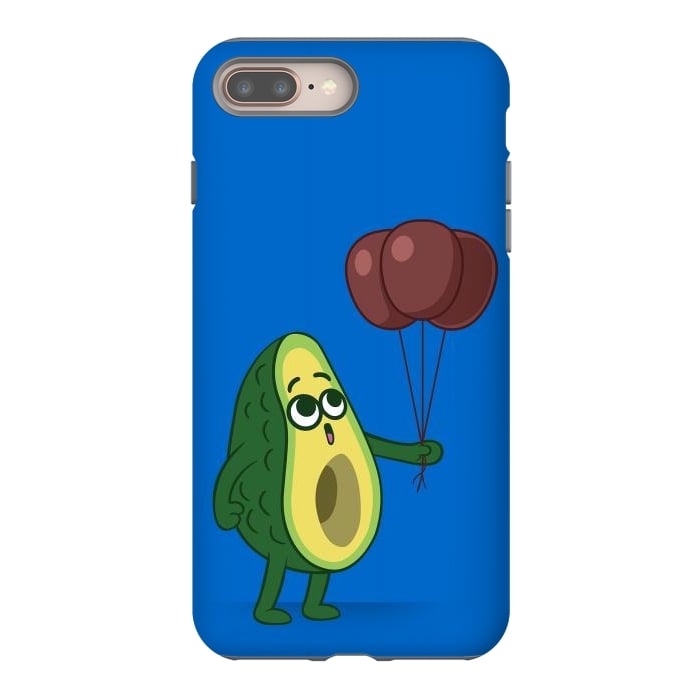 iPhone 8 plus StrongFit Three avocado balloons by Alberto