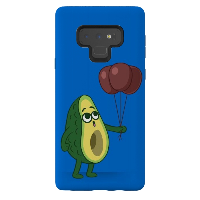 Galaxy Note 9 StrongFit Three avocado balloons by Alberto