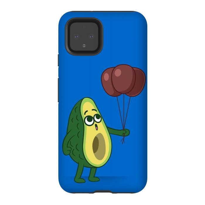 Pixel 4 StrongFit Three avocado balloons by Alberto