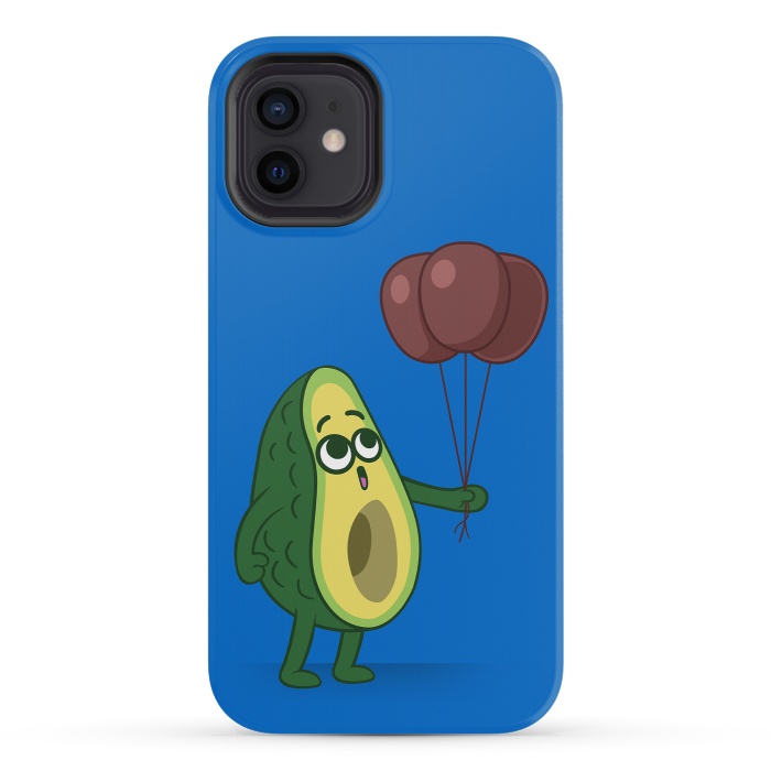 iPhone 12 mini StrongFit Three avocado balloons by Alberto